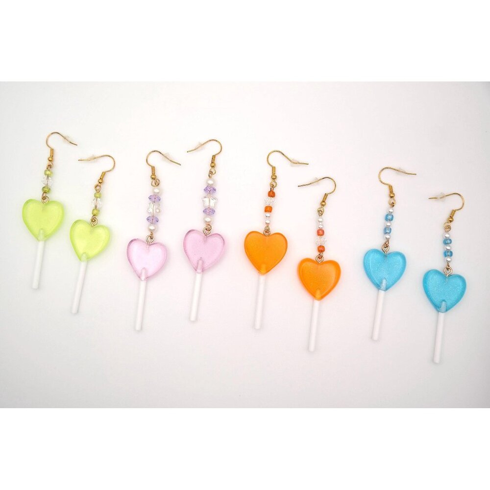 Heart Lollipop Earrings